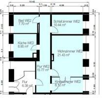 3 Raum Wohnung - 355,00 EUR Kaltmiete, ca.  72,00 m² in Dornburg-Camburg (PLZ: 07774)
