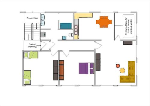 Foto - Mietwohnung: Lichtdurchflutete 3-4 Raumwohnung mit Panoramablick