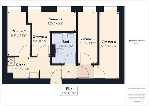 Foto - Etagenwohnung in Leipzig zur Miete