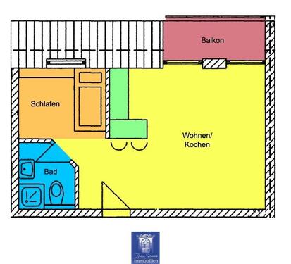 Foto - 1 Zimmer Etagenwohnung zur Miete in Bischofswerda