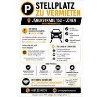 ️Stellplatz zu vermieten in Lünen-Süd (Jägerstraße 152)