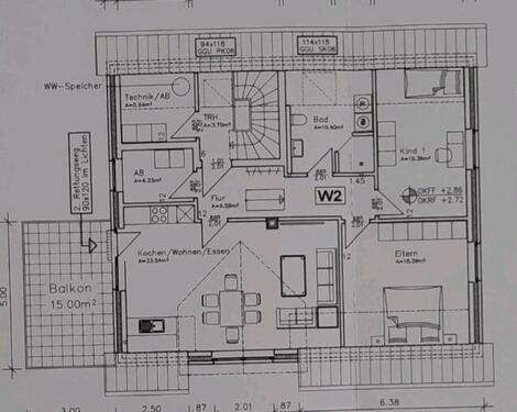 Foto - 3 Zi-Whg zum 01.03.2026 - 1.070,00 EUR Kaltmiete,