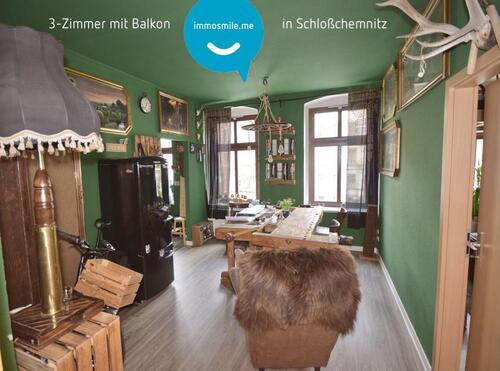 Foto - Laminat • 3-Raum • Aufzug • Bad mit Wanne • Schloß-Chemnitz • zentrumsnah • neuer Balkon!