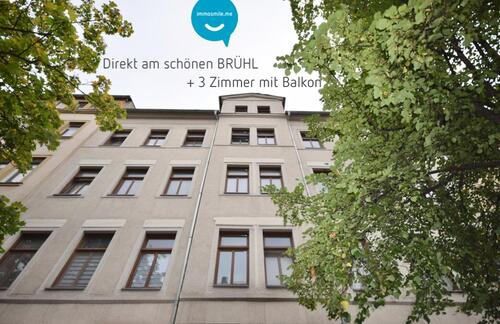 Foto - Am Brühl • 3 Zimmer • Balkon • moderner Grundriss • Bad mit Fenster und Wanne • jetzt Termin machen!