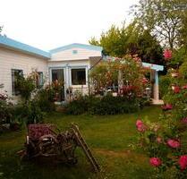 Idyllische Einfamilienhaus in Bungalowstil mit Rosengarten - Wandlitz