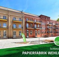 ERSTBEZUG sanierte Papierfabrik | Familienwohnung mit Loggia am Wasser, 2 Bädern, Stellplatz u.v.m. - Schkeuditz