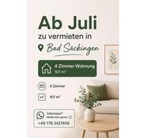 Wohnung zu vermieten Zentrale Lage - Bad Säckingen
