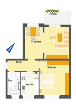 Foto - Etagenwohnung in Lüdenscheid