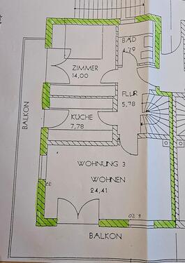 Foto - 3 Zimmer Etagenwohnung zum Kaufen in Großweil