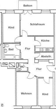 Foto - 4 Zimmer Etagenwohnung in Bad Freienwalde (Oder)