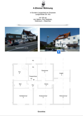 Foto - Großzügige 4-Zimmer-Wohnung mit Seeblick in Sundern-Langscheid