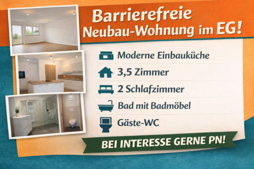 Foto - Neubau-Wohnung zu vermieten (3,5 Zimmer)