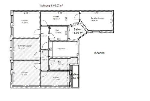 Foto - wunderschöne 2-Raumwohnung in der Nähe des Reileck