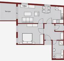 Helle 2 Zimmer-Wohnung mit Terrasse im Herzen der Volkacher Altstadt