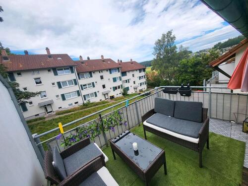 Foto - Möblierte 2-Zimmer-Wohnung mit Einbauküche & Balkon