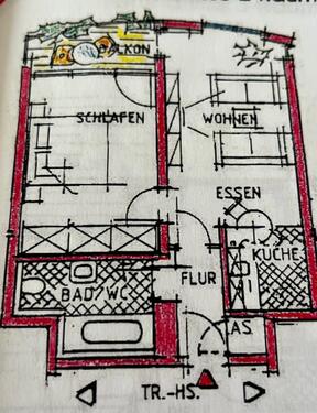 Foto - 2 Zimmer Etagenwohnung zur Miete in Sangerhausen