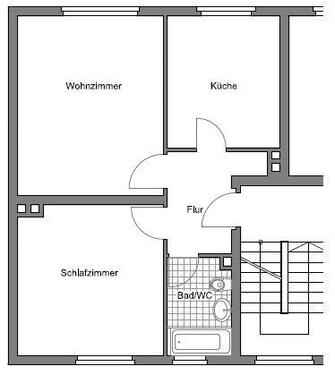 Foto - 2 Zimmer Etagenwohnung in Hessisch Lichtenau