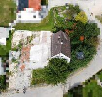 Eckgrundstück in Feldrandlage mit Haus - Dinkelscherben