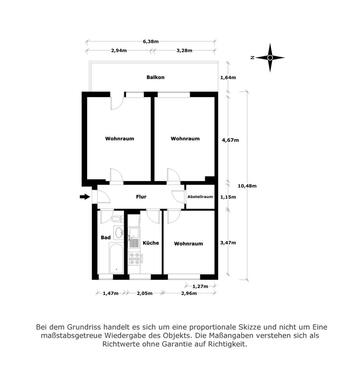 Foto - 3 Zimmer Etagenwohnung in Leipzig