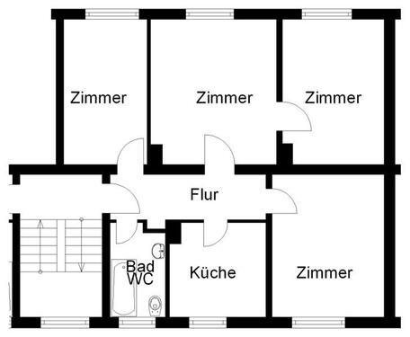 Foto - Etagenwohnung zur Miete in Osnabrück