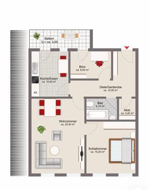 Foto - Für Kapitalanleger ohne Provision gut vermietet 980 € warm