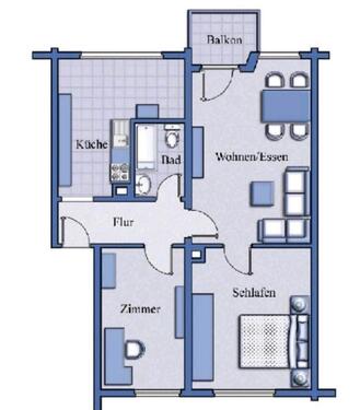 Foto - 3 Zimmer Etagenwohnung in Ulm