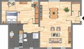 Foto - 2 Zimmer Dachgeschoßwohnung zur Miete in Herne