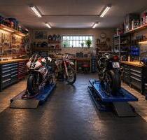 Platz in Motorrad Schraubergarage - Stuttgart Stuttgart-Süd