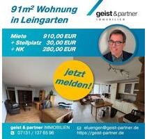 große 2,5-Zimmer-Terrassen-Wohnung mit 91 m2 sofort frei - Leingarten