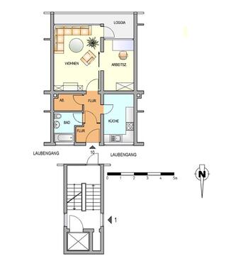 Foto - 1 Zimmer Etagenwohnung in Erkrath