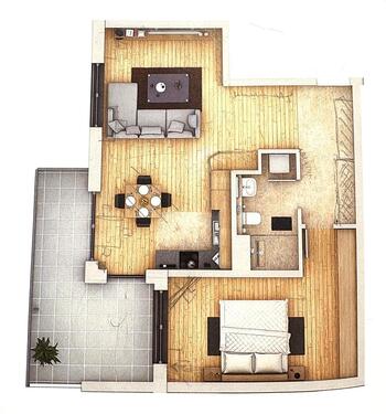 Foto - Etagenwohnung in Limburgerhof zur Miete