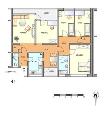 Foto - 5 Zimmer Etagenwohnung in Erkrath