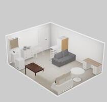 Möbliertes Studentenzimmer - 240,00&nbsp;EUR Kaltmiete, ca.&nbsp; 25,00&nbsp;m&sup2; in Aachen (PLZ: 52072) Aachen-Mitte