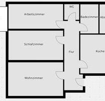 große 3-Zimmer Wohnung mit Süd-Balkon - Wolfsburg Alt-Wolfsburg