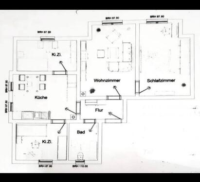 Foto - 4-Raum Wohnung in Lichtentanne - 850,00 EUR Kaltmiete,