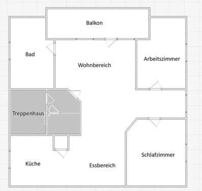 Foto - 3-Zimmer-DG-Wohnung mit großem Balkon zu vermieten