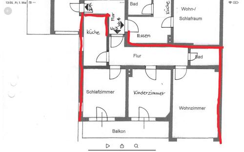 Foto - 3 Zimmer Etagenwohnung zur Miete in Bad Oeynhausen