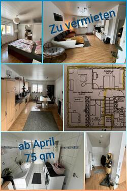 Foto - Moderne Wohnung mit Küche - 750,00&nbsp;EUR Kaltmiete, ca.&nbsp; 75,00&nbsp;m&sup2;