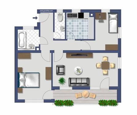 Foto - 3 Zimmer Etagenwohnung zur Miete in Heidenheim an der Brenz