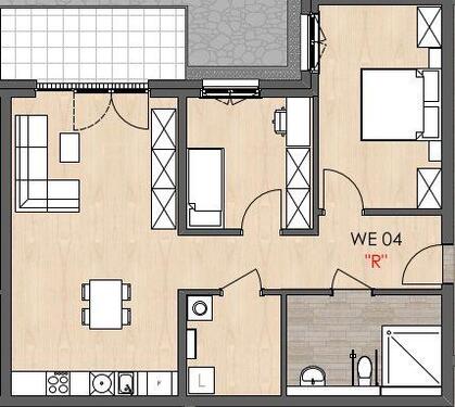 Foto - Erstbezug: Moderne 3-Zimmer-Wohnung mit Balkon in Gau-Odernheim n