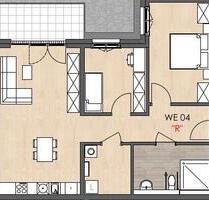 Erstbezug: Moderne 3-Zimmer-Wohnung mit Balkon in Gau-Odernheim n