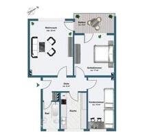 Eigentumswohnung, 3 Zimmer, Balkon, 2 Kellerräume - Essen Stadtbezirk IV