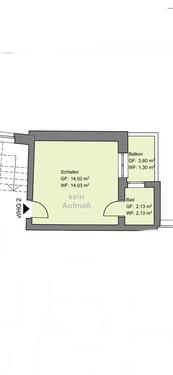 Foto - VOLLMOBELIERTES 1 ZIMMER APARTMENT ( KERNSTADT )