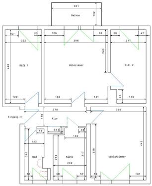 Foto - 4 Zimmer Etagenwohnung zur Miete in Meuselwitz