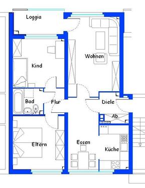 Foto - 3 Zimmer Etagenwohnung zur Miete in Oerlinghausen