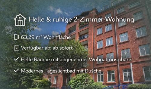 Foto - Helle & ruhige 2-Zimmer-Wohnung direkt am Nordpark (Erfurt)
