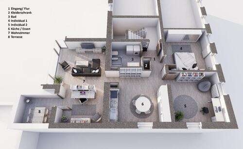 Foto - 3-Zimmer-Wohnung mit Balkon - 640,00&nbsp;EUR Kaltmiete, ca.&nbsp; 93,75&nbsp;m&sup2;