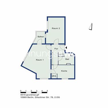 Foto - Wohnungsswap - 2 Zimmer, 65 m² - Gitschiner Straße, Kreuzberg, Berlin