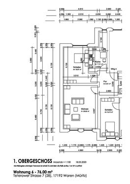 Foto - 2 Zimmer Etagenwohnung zur Miete in Waren (Müritz)
