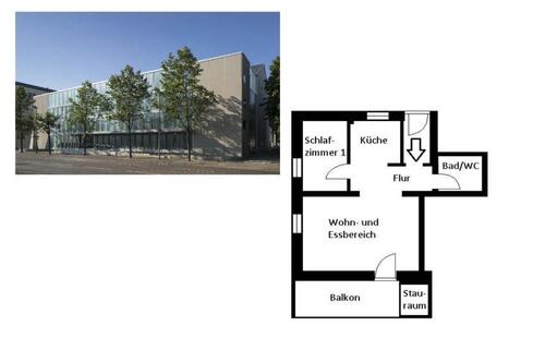 Foto - Helle 2-Zimmer-Wohnung in Göppingen (73037) – ab sofort